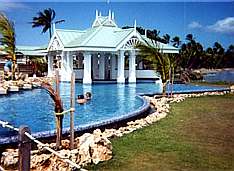 Poolside of the Hilton Hotel